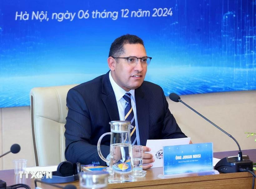 Swedish Ambassador to Vietnam Johan Ndisi (Photo: VNA)