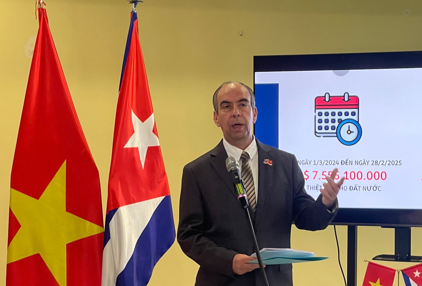 Cuban Ambassador to Vietnam Rogelio Polanco Fuentes (Photo: VNA)