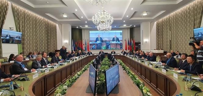 An overview of the 38th meeting of the International Association of Academies of Sciences (IAAS) Council (Photo: VNA)