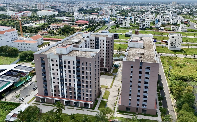 The Golden City social housing project in Long Xuyen ward, An Giang province, was handed over in July 2025. (Photo: VNA) 