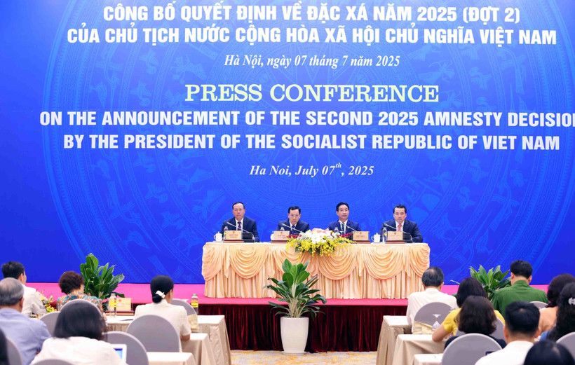 At the press conference to announce the State President’s decision on amnesty for the second round in 2025 (Photo: VNA)