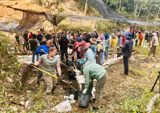 Stepping up efforts to search for US service members missing in action during the war. (Photo: VNA) vna-potal-day-manh-tim-kiem-quan-nhan-hoa-ky-bi-mat-tich-trong-chien-tranh-7950266.jpg