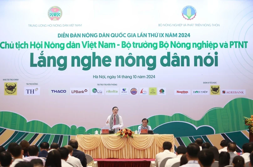 At the forum held in Hanoi on October 14. (Photo: VietnamPlus)