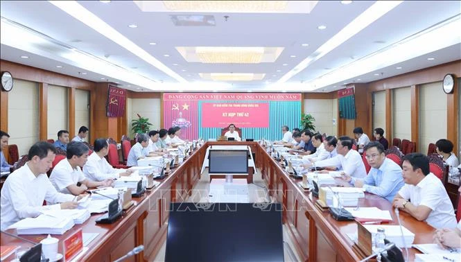 The 42nd meeting of Party Central Committee’s Inspection Commission (Photo: VNA)