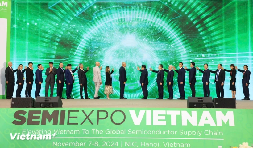 SEMIExpo Vietnam 2024 launched on November 7 (Photo: VietnamPlus)