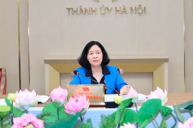Secretary of the municipal Party Committee Bui Thi Minh Hoai (Photo: VNA)