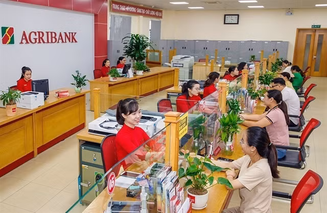 At a branch of Agribank. (Photo: VNA)