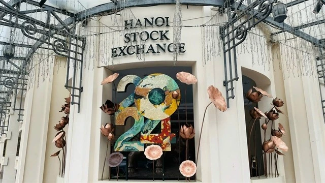 In 2024, the Vietnamese stock market's benchmark VN-Index recorded a nearly 12% growth, with a significant portion of this increase realised in the first quarter. (Photo: VNA)