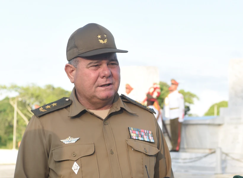 Divisional General Víctor Rojo Ramos, Chief of the Political Directorate of the Cuban Revolutionary Armed Forces. (Photo: VNA)