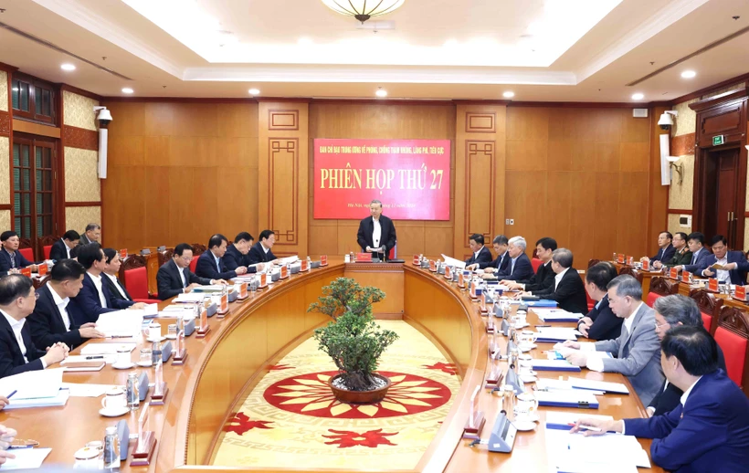 Party General Secretary To Lam addresses the meeting (Photo: VNA)