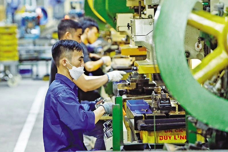  The manufacturing sector has gained remarkable momentum, with the industrial production index rising 8.4% over the first 11 months compared to the same period last year. (Photo: baodautu.vn)