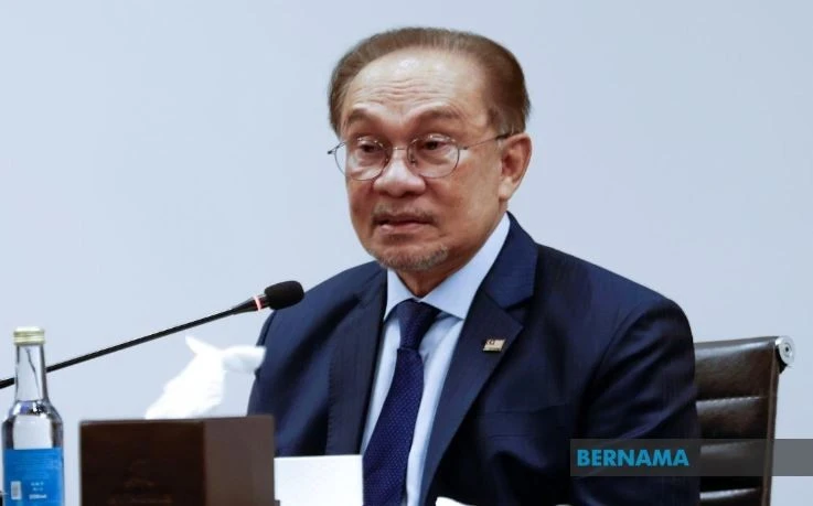 Malaysian Prime Minister Datuk Seri Anwar Ibrahim (Photo: Bernama)