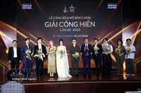 At the launch ceremony of the 20th Devotion Awards and opening of the voting portal in Ho Chi Minh City on March 5. (Photo: VNA)