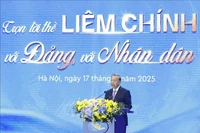 Party General Secretary To Lam speaks at the ceremony marking the 80th anniversary of the traditional day of Vietnam's inspection sector (November 23, 1945 – 2025) in Hanoi. (Photo: VNA)