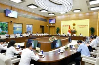 Participants at the 56th session of he National Assembly (NA) Standing Committee on April 1 (Photo: VNA)