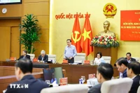 National Assembly Chairman Tran Thanh Man addresses a session of the National Assembly Standing Committee. (Photo: VNA)