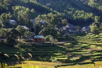 The peaceful Muong villages of Van Son commune are currently magnets for tourists. (Photo: VNA)