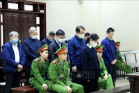 The defendants at the trial on December 22 (Photo: VNA)