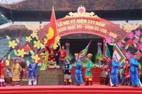 An epic art performance recreating the heroic spirit of the Tay Son army during the 1789 spring campaign. (Photo: VNA)