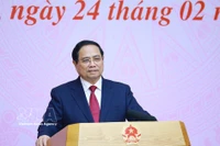 PM Pham Minh Chinh speaks at the meeting (Photo: VNA)