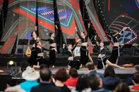A performance at the Spring Fair held at the Vietnam Exposition Centre in Hanoi in February 2026. (Photo: VNA)