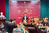 Deputy Director of the Hanoi Tourism Department Nguyen Tran Quang announces the event at a conference on January 21. (Photo: chinhphu.vn)