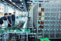 At the Innovation Centre 4.0 within the Eastern International University in Binh Duong province. (Photo: VNA)
