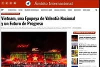 A story on Ámbito Internacional about Vietnam on the occasion of the 50th anniversary of the liberation of the South and national reunification (April 30, 1975 - 2025). (Photo: VNA)