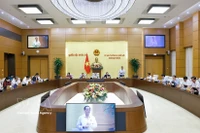At the NA Standing Committee's session on April 2. (Photo: VNA)