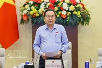 NA Chairman Tran Thanh Man delivers closing remarks at the NA Standing Committee's 56th session (Photo: VNA)
