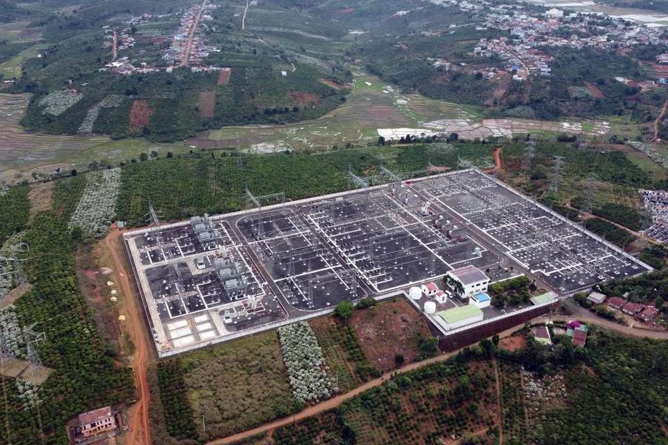 The 500kV Di Linh substation in Lam Dong province is managed by PTC3. (Photo: VNA)