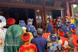 A ritual at Hue Nam Temple Festival (Photo: VNA)