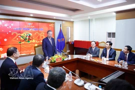 Party leader pays Tet visits to Vietnam Television, Voice of Vietnam