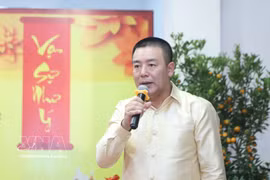Defence Attaché of Vietnam to Laos Colonel Phan Huu Thang speaks at the event (Photo: VNA)