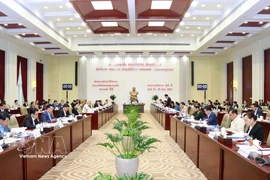 An overview of the 2nd plenary meeting of the 12th Central Committee of the Lao People’s Revolutionary Party (Photo: VNA)