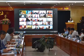 Overview of the workshop on building and developing networks of experts and intellectuals in strategic technology fields. (Photo: VNA) 