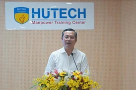 Deputy Minister of Education and Training Nguyen Van Phuc speaks at a conference in HCM City on December 26 to review the implementation of national strategies on semiconductor workforce development (Photo: VNA)
