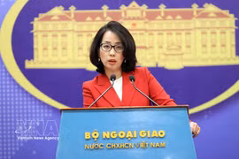 Spokesperson of the Ministry of Foreign Affairs Pham Thu Hang (Photo: VNA)