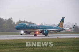 The Civil Aviation Authority of Vietnam has announced a suspension of operations starting the afternoon of November 6 at five airports in the central region, including Buon Ma Thuot, Pleiku, Tuy Hoa, Chu Lai, and Phu Cat. (Photo: VNA)