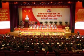 An overview of Gia Lai's first Party Congress for the 2025-2030 term (Photo: VNA)
