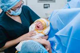 Anh Duong – the first baby born at Sun Group International Hospital. (Photo courtesy of Sun Group International Hospital)