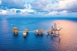 An offshore jack-up rig under the operation of Petrovietnam. (Photo: pvn.vn)