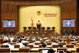 A plenary sitting the 9th session of the 15th National Assembly (Photo: VNA)