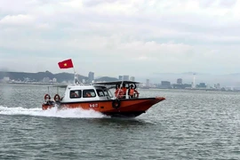 A patrol boat of the Military Command of Quang Ninh province (Photo: VNA)