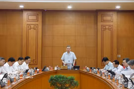 Party General Secretary and State President To Lam speaks at the meeting of standing members of the Steering Committee on science and technology development, innovation and digital transformation on May 25. (Photo: VNA)