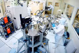 The modern nanotechnology research laboratory of Vietnam National University, Ho Chi Minh City. (Photo: VNA)