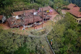Hoa Yen Pagoda, part of the Yen Tu Historical Relic and Scenic Complex in Quang Ninh), was originally built during the Ly Dynasty (1009-1225) and has been restored multiple times throughout history. (Photo: VNA)