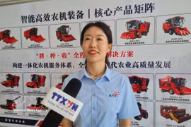 Wei Xiaoli, a representative of Shandong Jindafeng Machinery Co., Ltd., in an interview granted to the Vietnam News Agency. (Photo: VNA)