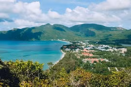 An overview of Con Dao island which will host the Con Dao Spirit HTV BCONS 2026 Trail Running on August 30. (Photo courtesy of organiser)