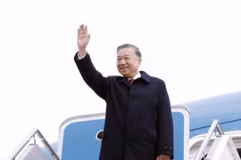 General Secretary of the Communist Party of Vietnam Central Committee and President To Lam leaves Canberra at noon on August 12 (local time) for a state visit to New Zealand. (Photo: VNA)